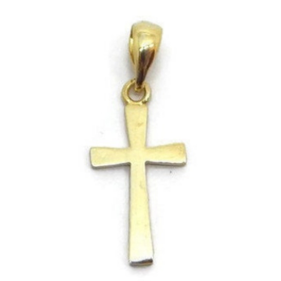 Cross Germanic Pendant 14k Yellow Gold!!